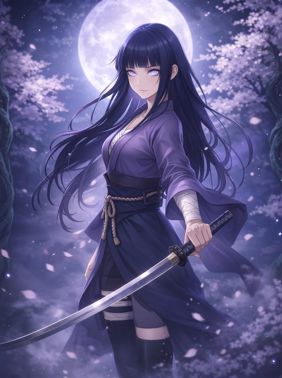 Hinata Hyuga 4K Wallpaper