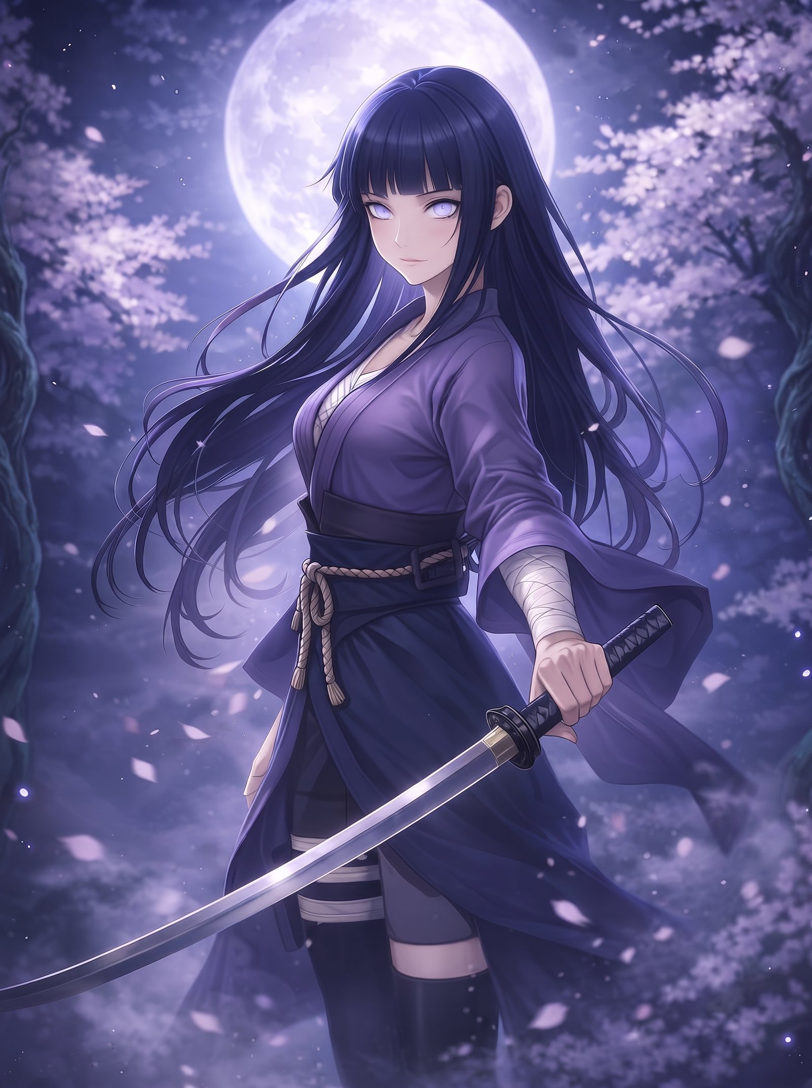 Hinata Hyuga 4K Wallpaper
