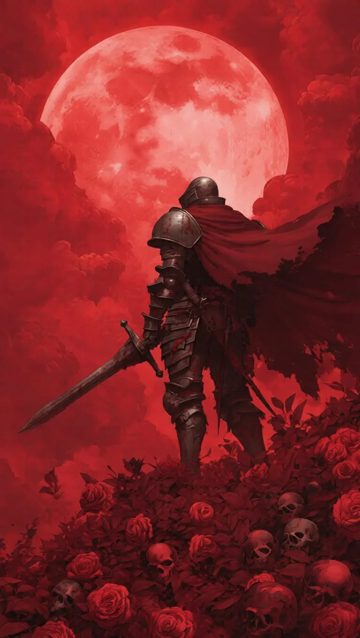 Guts Dark Blood Moon Wallpaper vertical phone wallpaper