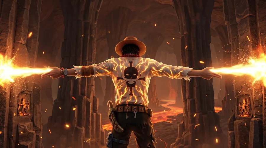 Portgas D. Ace 4K Desktop & Mobile Wallpaper | One Piece
