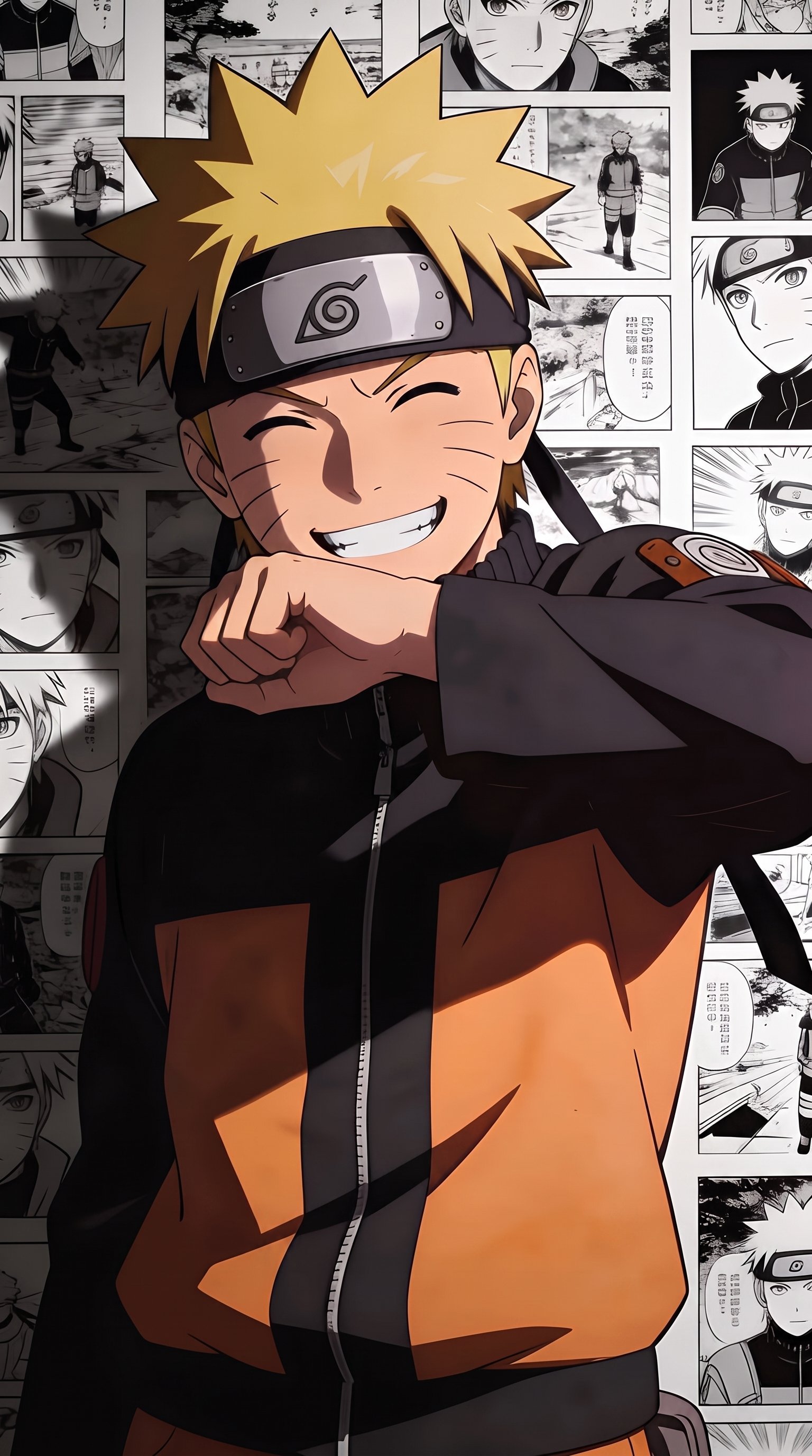 Naruto Uzumaki  Graphic Portrait – HD Anime Phone Wallpaper