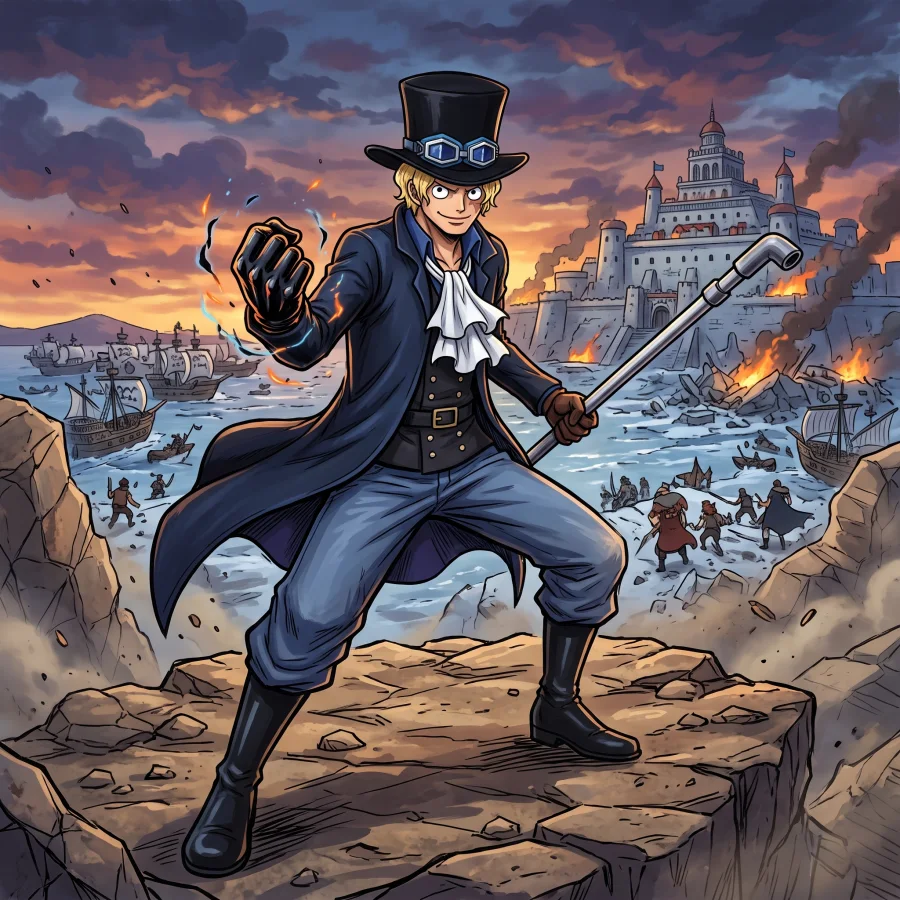 Sabo 4K Desktop & Mobile Wallpaper | One Piece