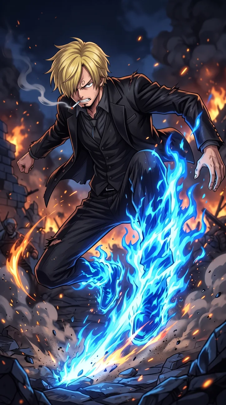 Sanji 4K Wallpaper HD | One Piece Anime Background