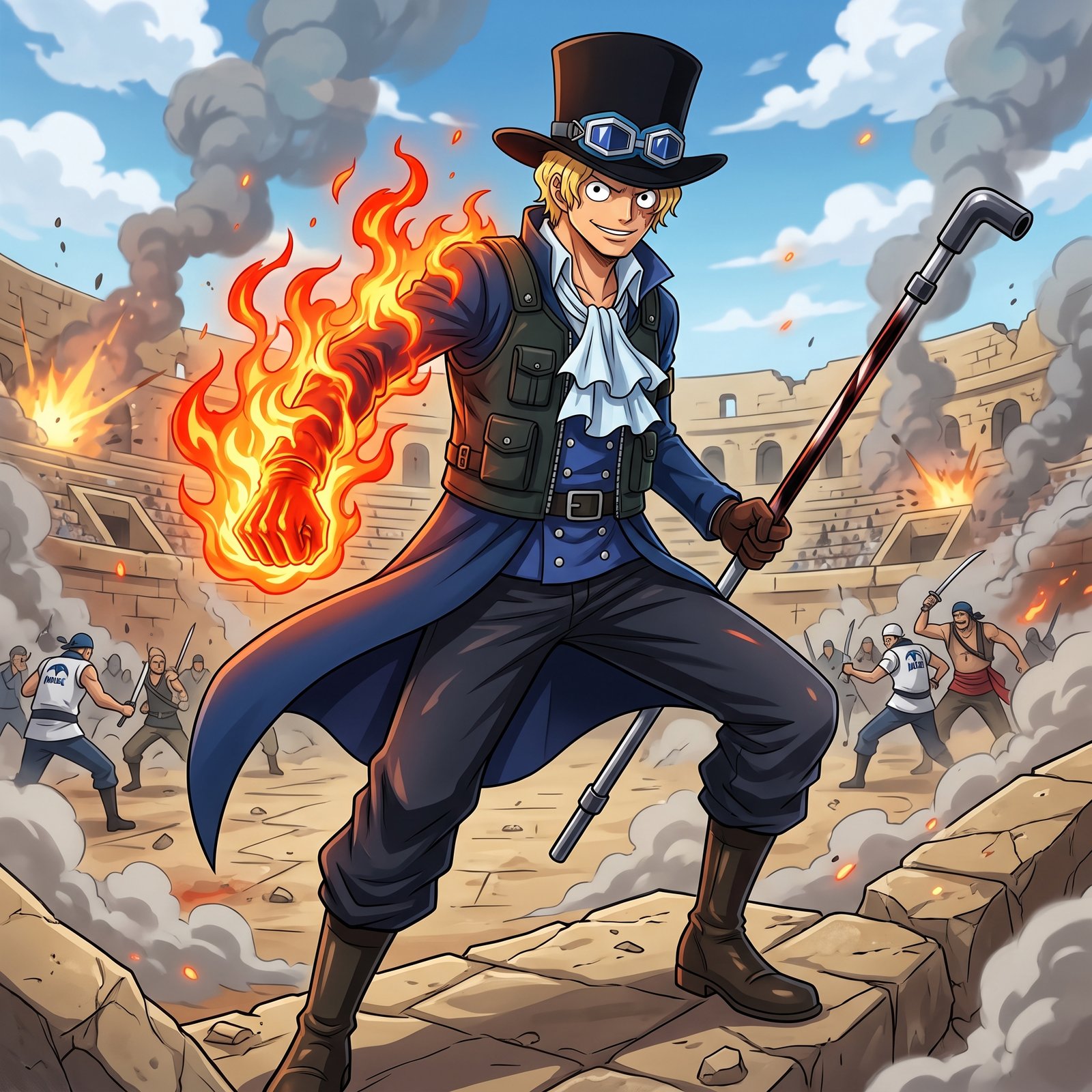 Sabo 4K Desktop & Mobile Wallpaper | One Piece
