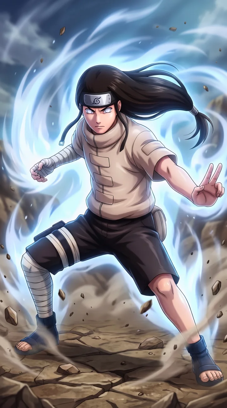 Neji Hyuga Byakugan 4K Wallpaper